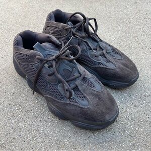 Adidas Yeezy Mud Rat 500 Sneakers In Utility Black Color Way Size 9